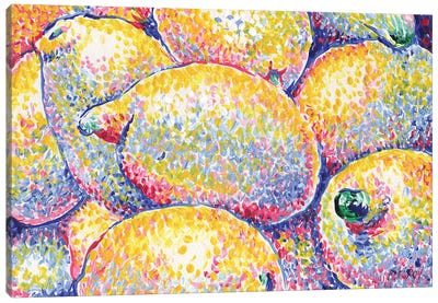 Lemon Still Life Canvas Art Print - Vitali Komarov
