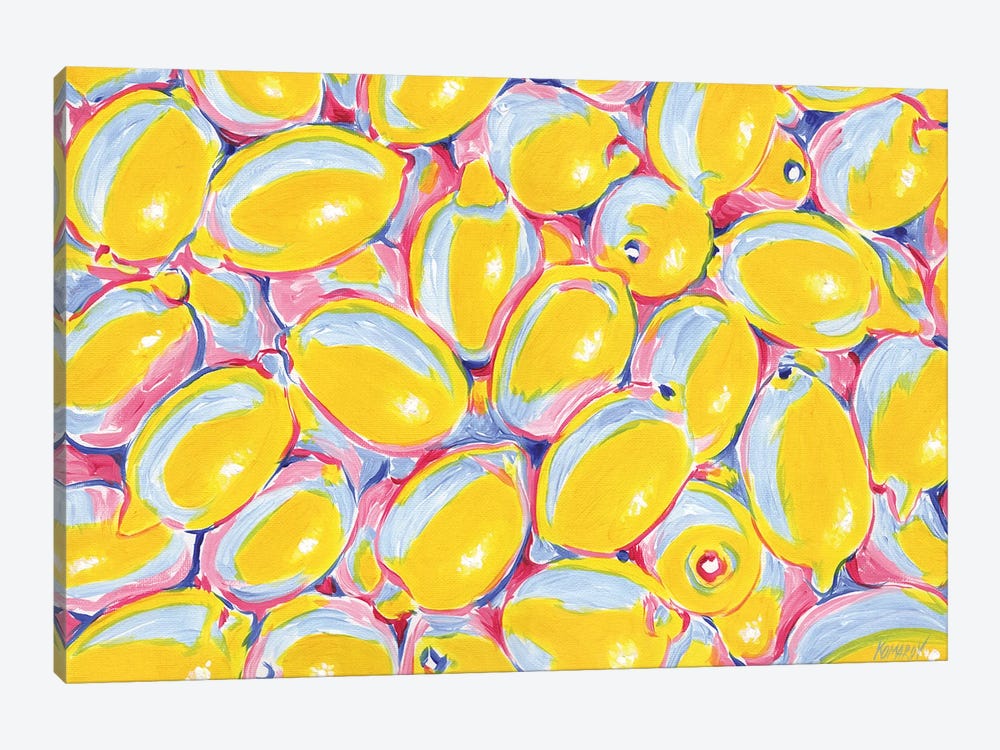 Lemon Pile by Vitali Komarov 1-piece Canvas Print