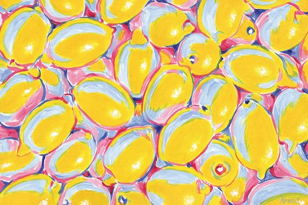 Mediterranean Décor: Lemon Pile by Vitali Komarov