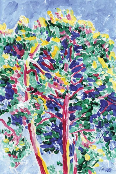 Artists Like Matisse: Pine Tree by Vitali Komarov