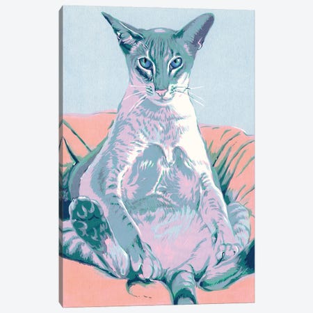 Siamese Cat Canvas Print #VTK34} by Vitali Komarov Canvas Wall Art
