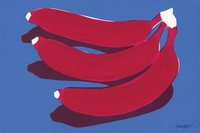 Pop Art Bananas by Vitali Komarov framed wall art