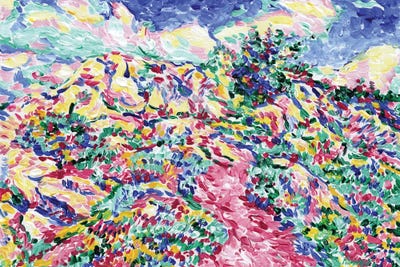 Wildflower Landscape by Vitali Komarov canvas print