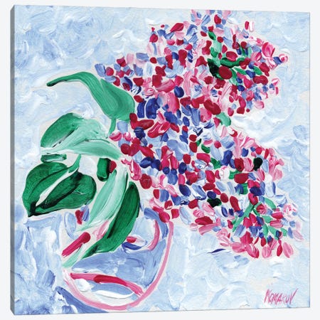 Lilac Bouquet Canvas Print #VTK354} by Vitali Komarov Art Print