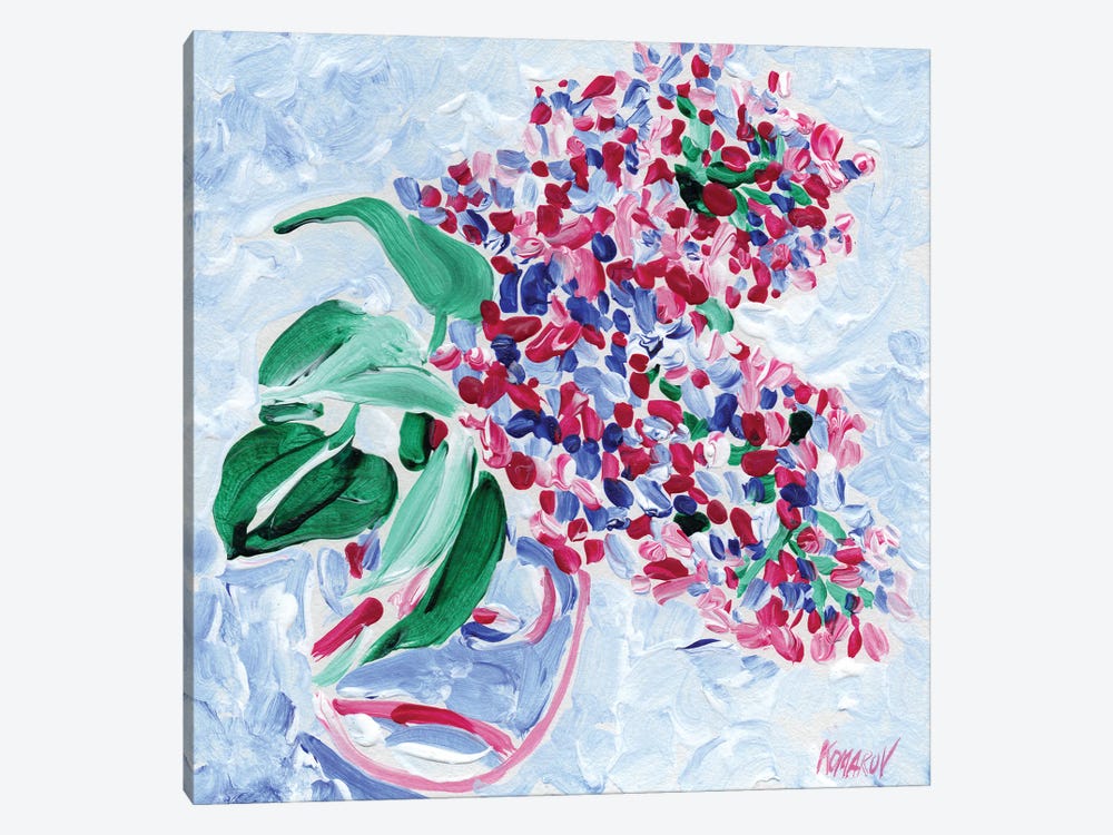 Lilac Bouquet by Vitali Komarov 1-piece Canvas Artwork