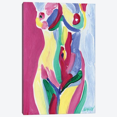 Nude Female Canvas Print #VTK355} by Vitali Komarov Canvas Art Print