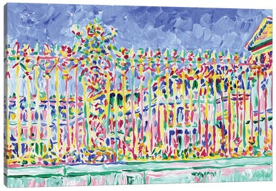 Palace Of Versailles Gate Canvas Art Print - Vitali Komarov