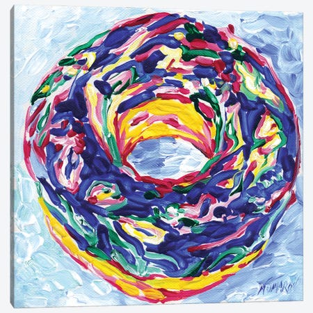 Donut Still Life Canvas Print #VTK359} by Vitali Komarov Canvas Artwork