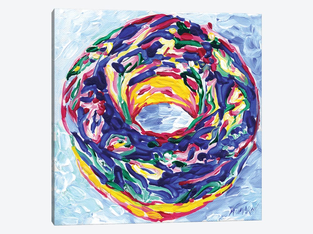 Donut Still Life by Vitali Komarov 1-piece Canvas Print