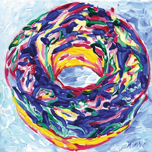 Pop Art Kitchen: Donut Still Life by Vitali Komarov