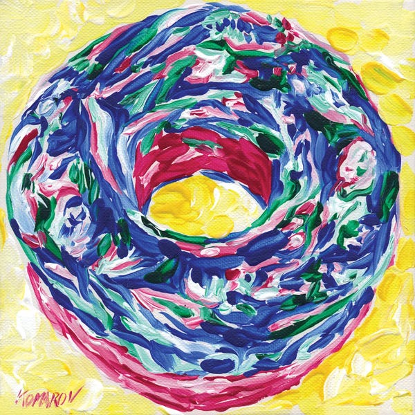 Pop Art Kitchen: Pop Art Donut by Vitali Komarov