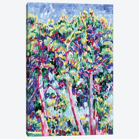 Pine Trees Landscape Canvas Print #VTK362} by Vitali Komarov Art Print
