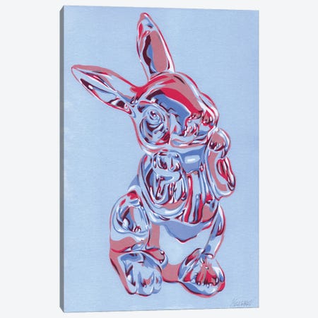 Steel Rabbit Canvas Print #VTK363} by Vitali Komarov Canvas Print