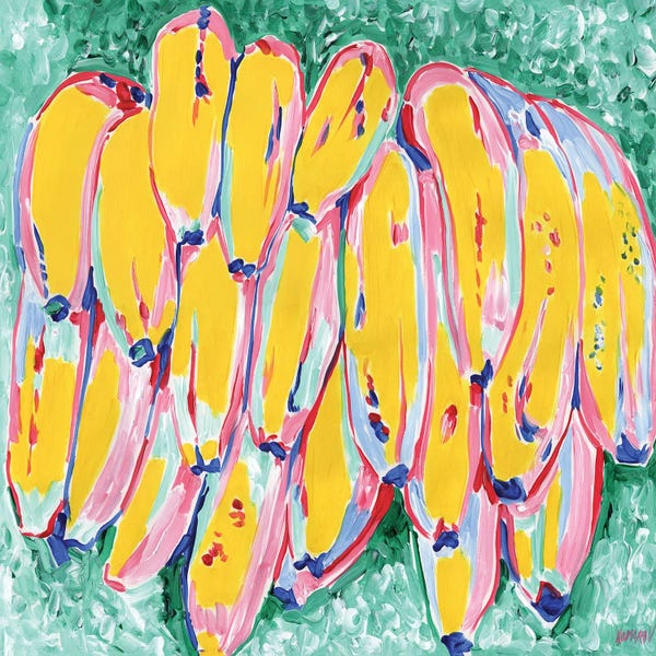 Pop Art Kitchen: Ripe Banana Still Life by Vitali Komarov