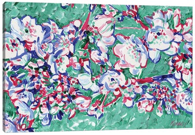 Sakura Blossoming Canvas Art Print - Vitali Komarov