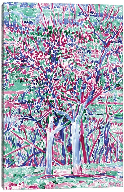 Blossoming Orchard Canvas Art Print - Vitali Komarov