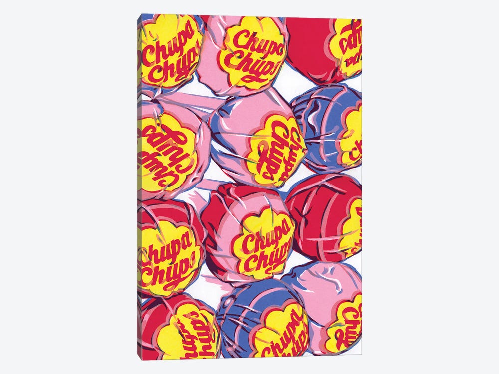 Chupa Chups Lollipop by Vitali Komarov 1-piece Art Print