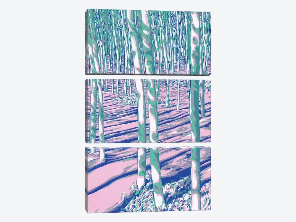 Aspen Trees by Vitali Komarov 3-piece Art Print