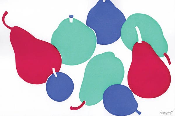 Pop Art Kitchen: Pear Dance by Vitali Komarov