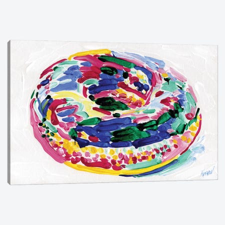 Delicious Donut Canvas Print #VTK385} by Vitali Komarov Canvas Wall Art