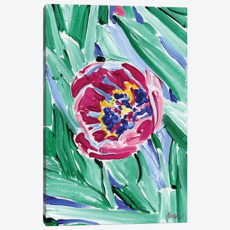 Pink Tulip Canvas Print #VTK388} by Vitali Komarov Canvas Print