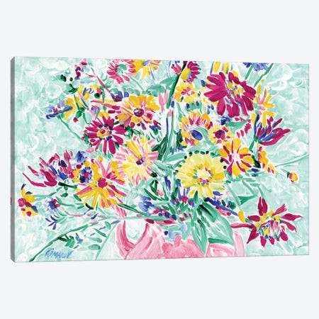 Bright Bouquet Canvas Print #VTK389} by Vitali Komarov Canvas Art Print