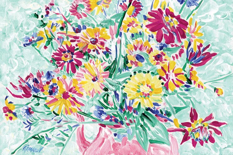 Bright Bouquet by Vitali Komarov wall art