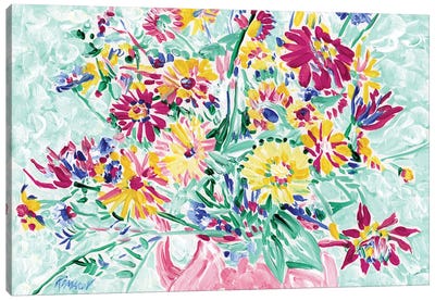 Bright Bouquet Canvas Art Print - Vitali Komarov