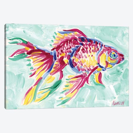 Beautiful Goldfish Canvas Print #VTK390} by Vitali Komarov Canvas Wall Art