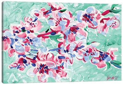 Sakura In Bloom Canvas Art Print - Vitali Komarov