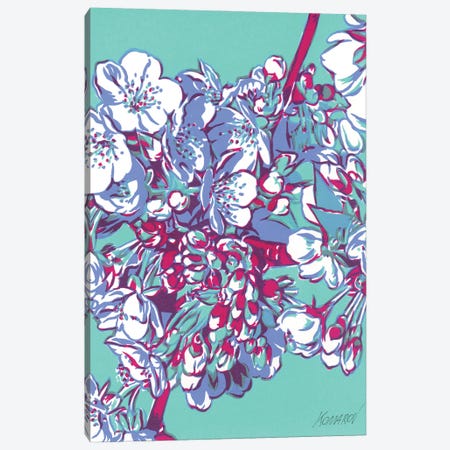 Blossoming Cherry Canvas Print #VTK394} by Vitali Komarov Art Print