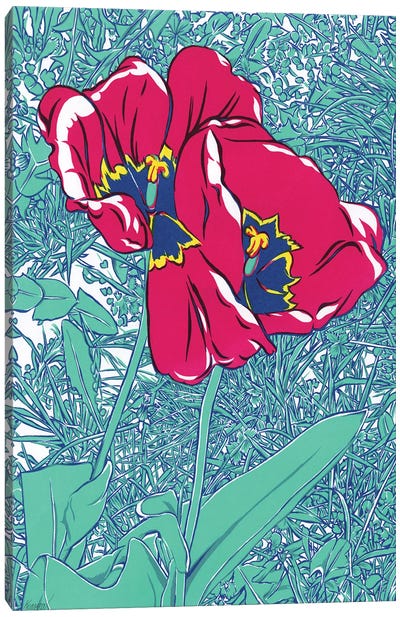 Tulip Couple Canvas Art Print - Vitali Komarov