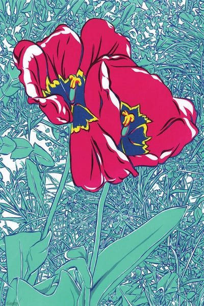 Tulips: Tulip Couple by Vitali Komarov