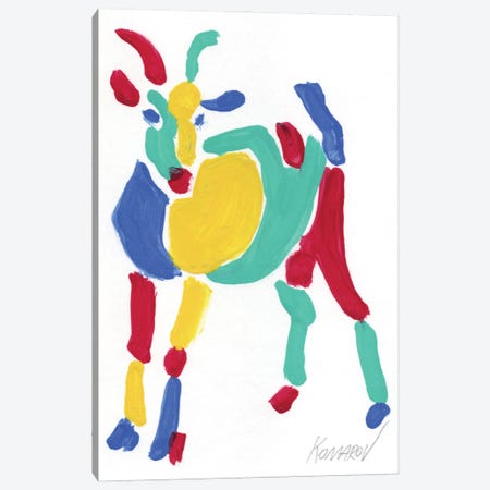Pop Art Goat Canvas Print #VTK398} by Vitali Komarov Canvas Artwork