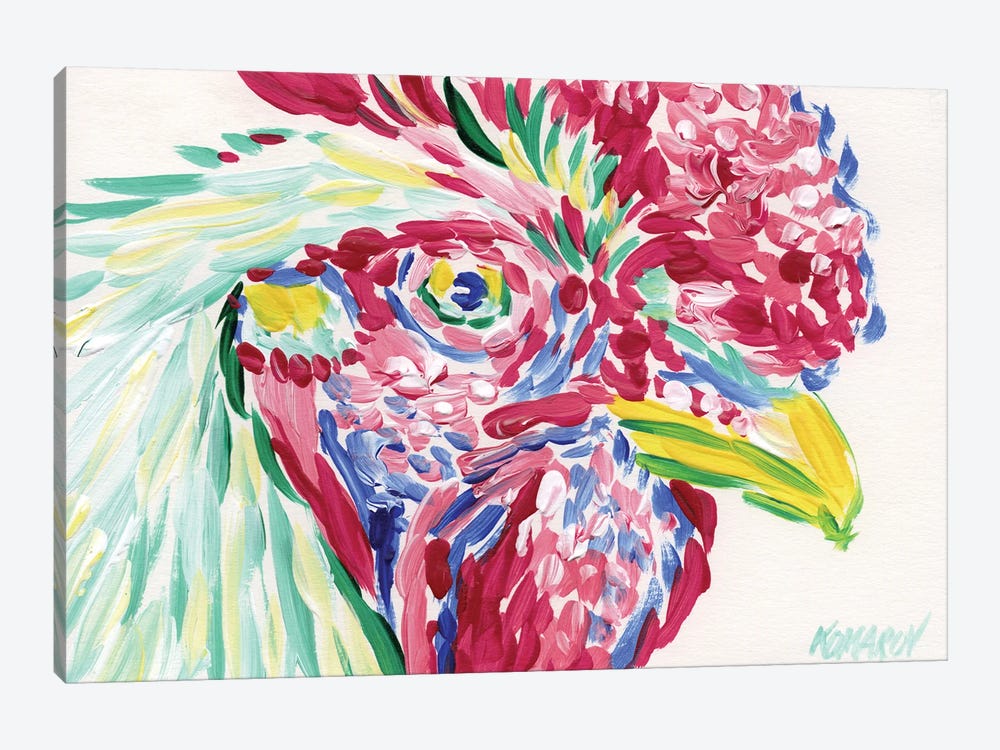 Beautiful Rooster by Vitali Komarov 1-piece Canvas Art