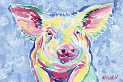 Funny Piglet by Vitali Komarov framed wall art