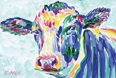 Funny Calf by Vitali Komarov framed wall art