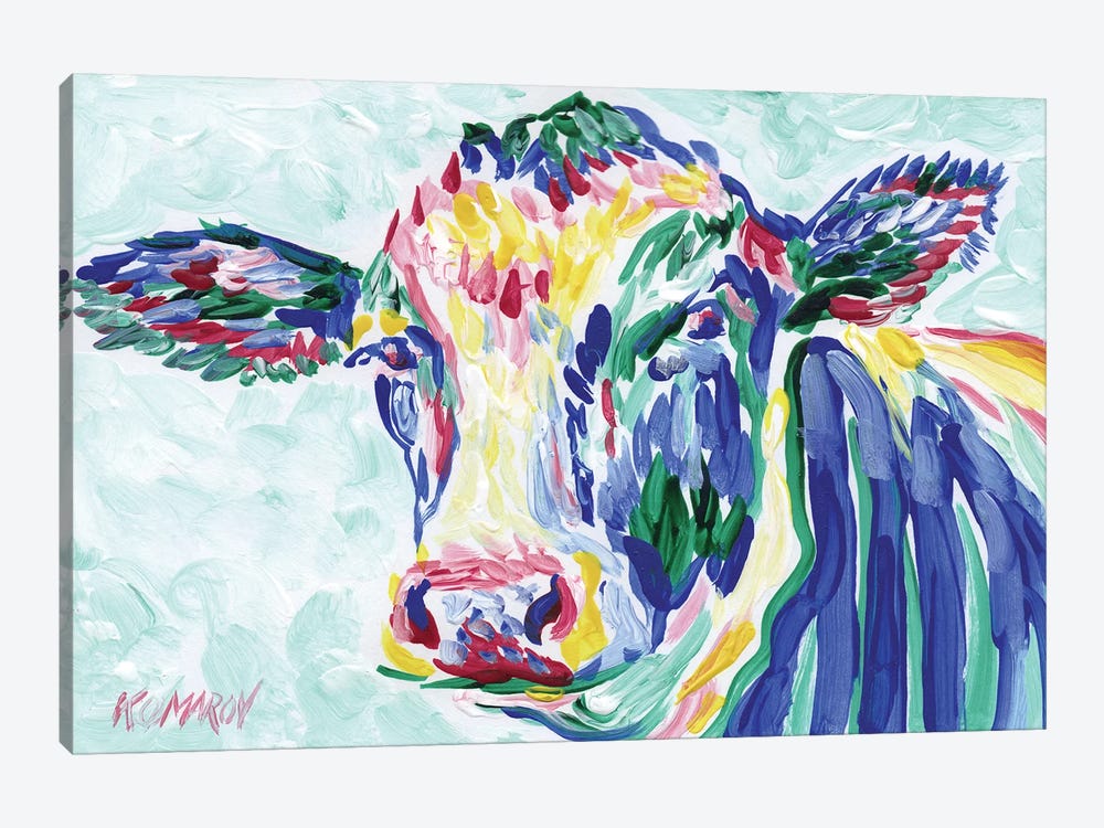 Funny Calf by Vitali Komarov 1-piece Canvas Art Print