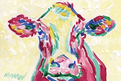 Sunlit Calf by Vitali Komarov canvas print