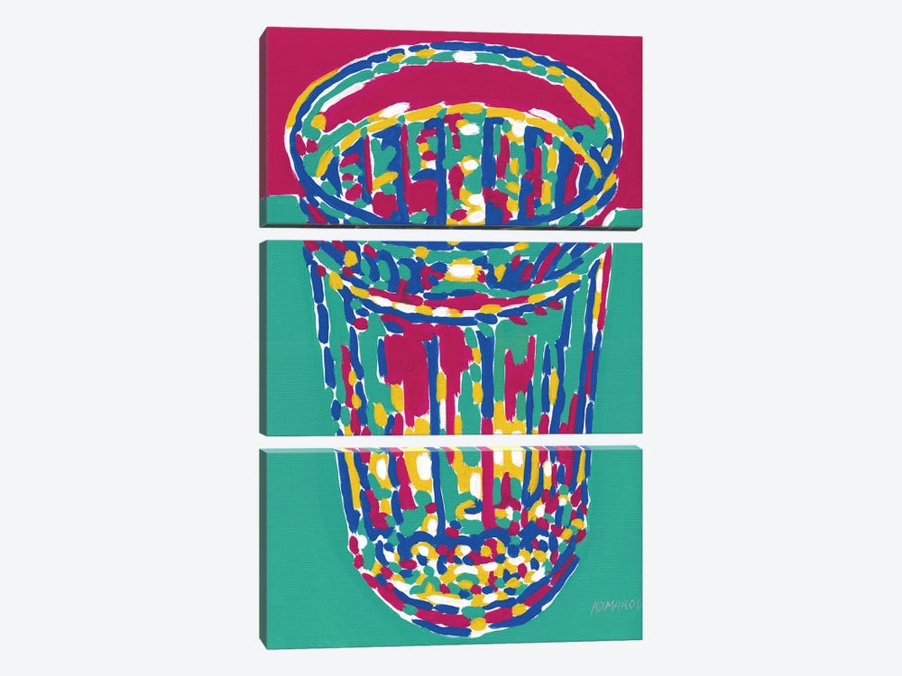 Colorful Glass by Vitali Komarov 3-piece Art Print
