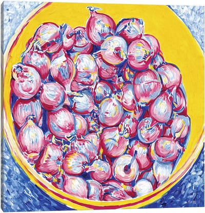 Onion Bucket Canvas Art Print