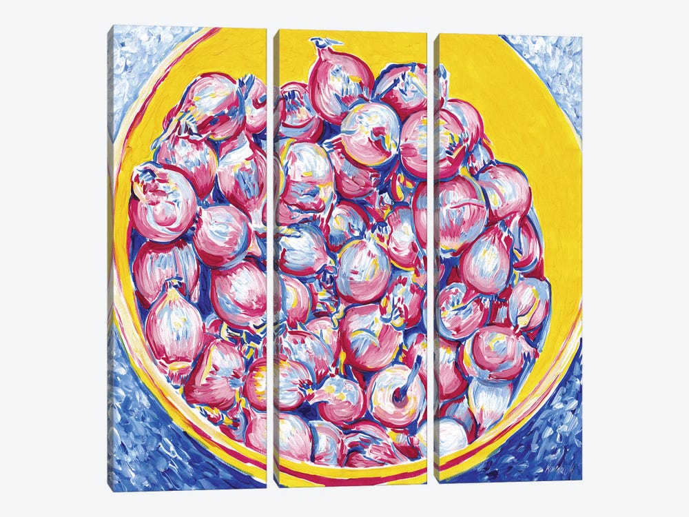 Onion Bucket by Vitali Komarov 3-piece Canvas Artwork