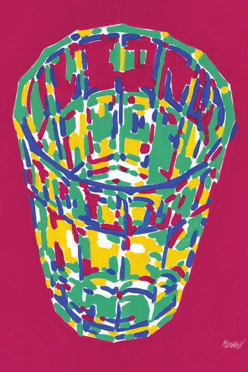 Pop Art Glass by Vitali Komarov wall art