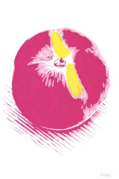 Pop Art Kitchen: Peach by Vitali Komarov