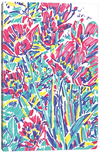 Spring Wildflowers Canvas Art Print - Vitali Komarov