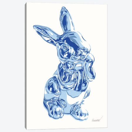 Steel Hare Canvas Print #VTK452} by Vitali Komarov Canvas Art Print