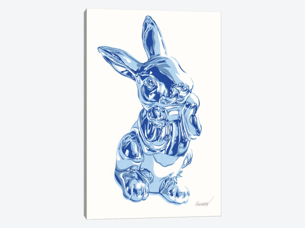 Steel Hare by Vitali Komarov 1-piece Canvas Art Print