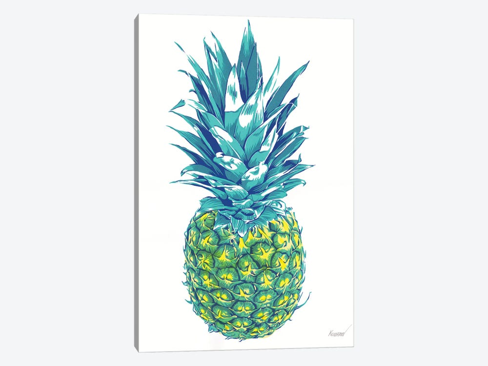 Pineapple by Vitali Komarov 1-piece Canvas Wall Art