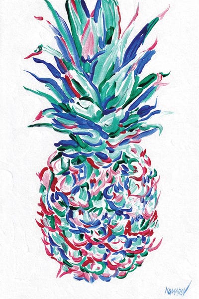 Colorful Pineapple by Vitali Komarov art print