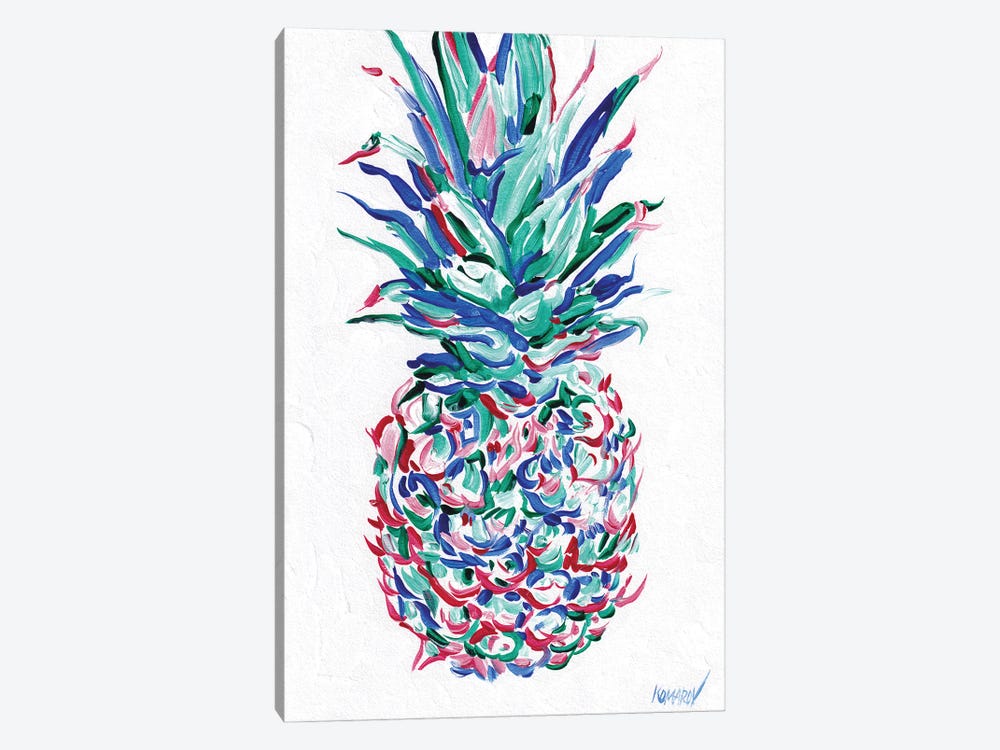 Colorful Pineapple by Vitali Komarov 1-piece Canvas Wall Art